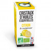 citron - cristaux d'huiles essentielles - Aromandise - packaging 