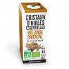 mélange oriental - cristaux d'huiles essentielles - Aromandise - packaging 