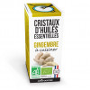 gingembre - cristaux d'huiles essentielles - Aromandise - packaging