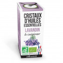 lavandin - cristaux d'huiles essentielles - Aromandise - packaging
