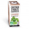 coriandre - cristaux d'huiles essentielles - Aromandise - packaging