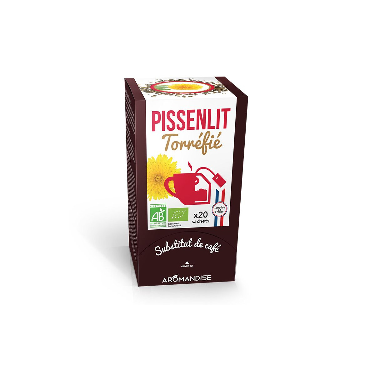 Pissenlit Torréfié - substitut de café - Aromandise - av