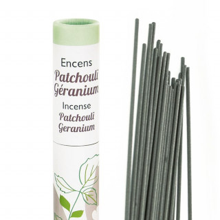 Herbosense Patchouli, Géranium - Les Encens du Monde - Aromandise - packaging