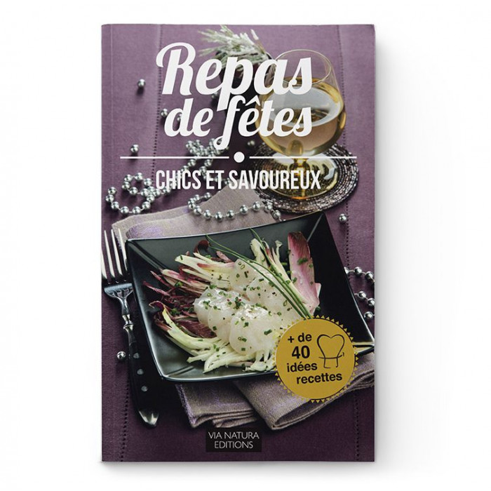 Livre recettes repas de fêtes - Aromandise - couverture 
