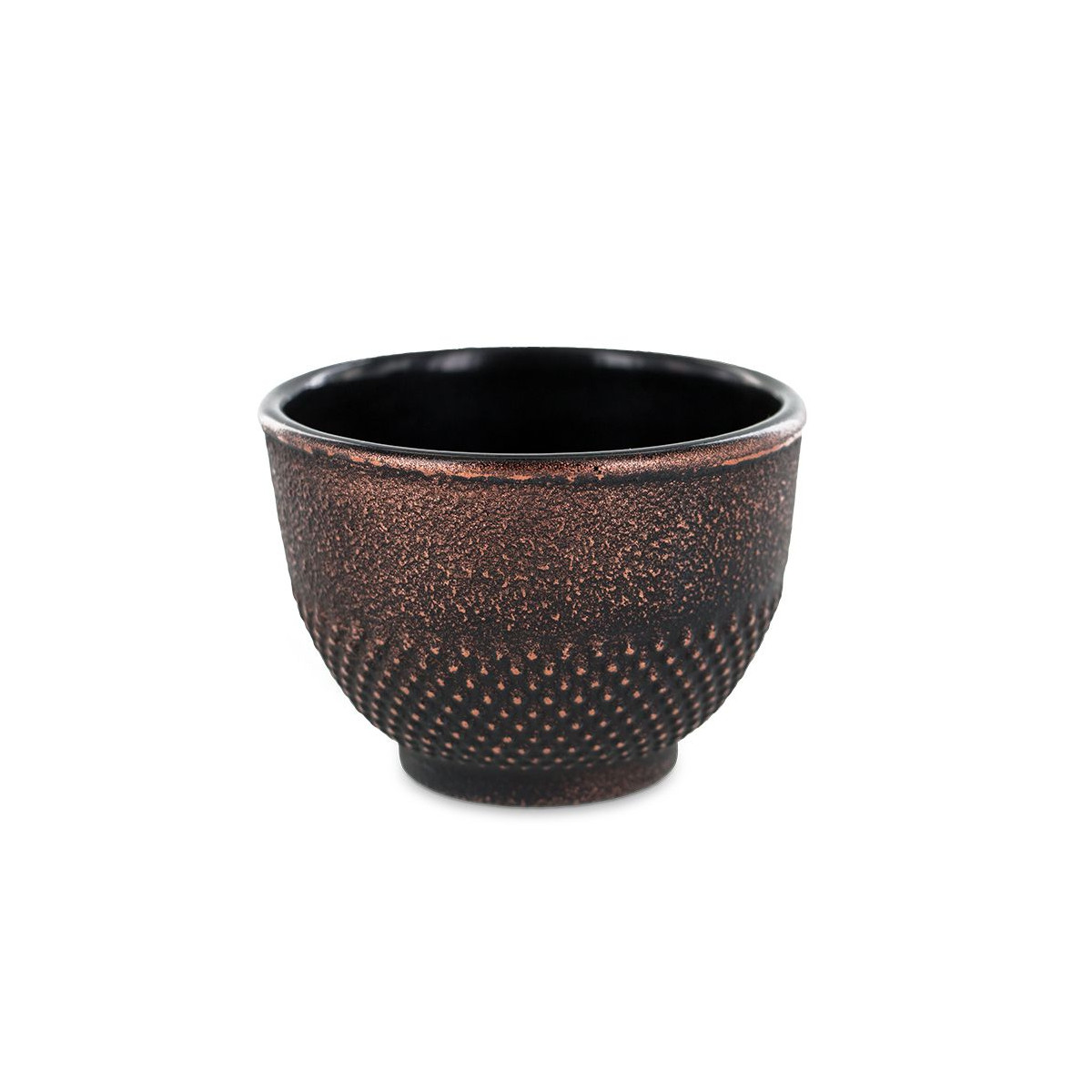 Tasse en fonte noire et dorée - Aromandise - produit 