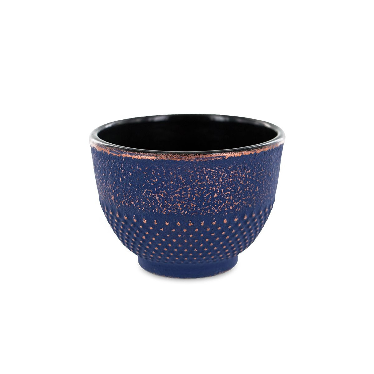 Tasse en fonte bleue et dorée - Aromandise - produit