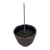 Coupelle Zen en fonte noire - porte encens - Aromandise - utilisation