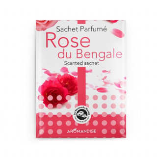 Sachet Parfumé - Rose du Bengale - Aromandise - packaging