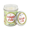 Bougie d'été Citronnelle Géranium - Aromandise - ouvert couvercle