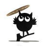 PORTE - SPIRALES HIBOU - porte encens - porte spirales d'encens - Aromandise - utilisation