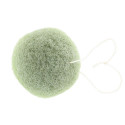 Eponge de Konjac Argile verte et Thé vert - détail 1 - aromandise
