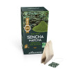 Thé vert Sencha et Matcha en infusettes - face - AROMANDISE