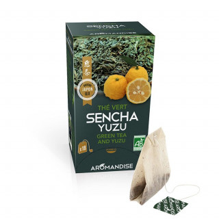 Thé vert Sencha et Yuzu en infusettes