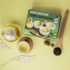 Coffret thés japonais en infusettes - vue de dessus - ambiance - Aromandise