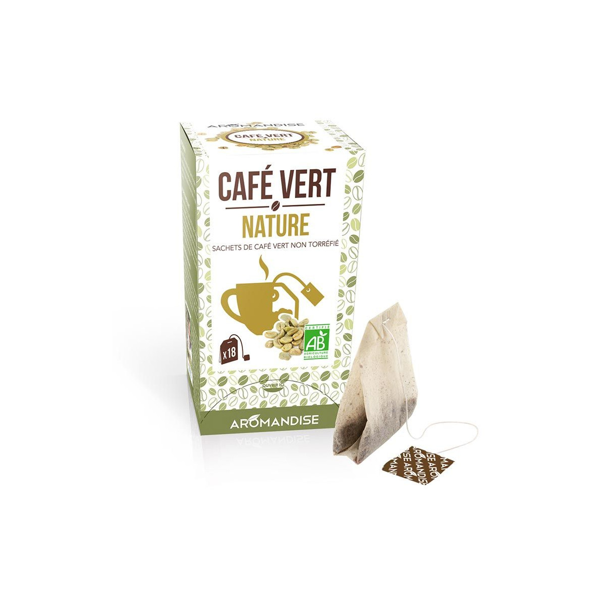 Café vert nature - Aromandise - Packaging