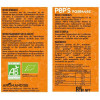 Pep’s Paillettes pâtes et céréales - mélange veggie - aromandise - packaging ar