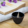 Coupelle Zen en fonte noire - porte encens - Aromandise - ambiance