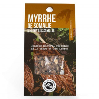 Myrrhe de Somalie - résines - Les Encens du Monde - Aromandise - packaging av