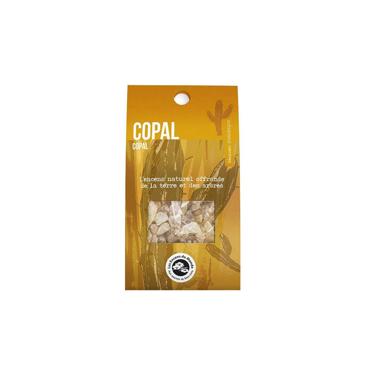 Copal - résines - Les Encens du Monde - Aromandise - packaging av 