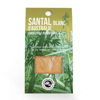 Santal Blanc Australien - résines - Les Encens du Monde - Aromandise - packaging av
