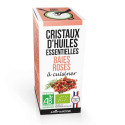baies roses - cristaux d'huiles essentielles - Aromandise - pack