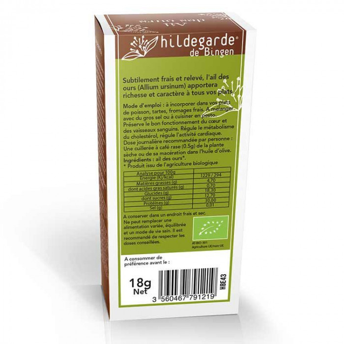 Ail des ours - Herboristerie d'Hildegarde - Aromandise - Pack ar