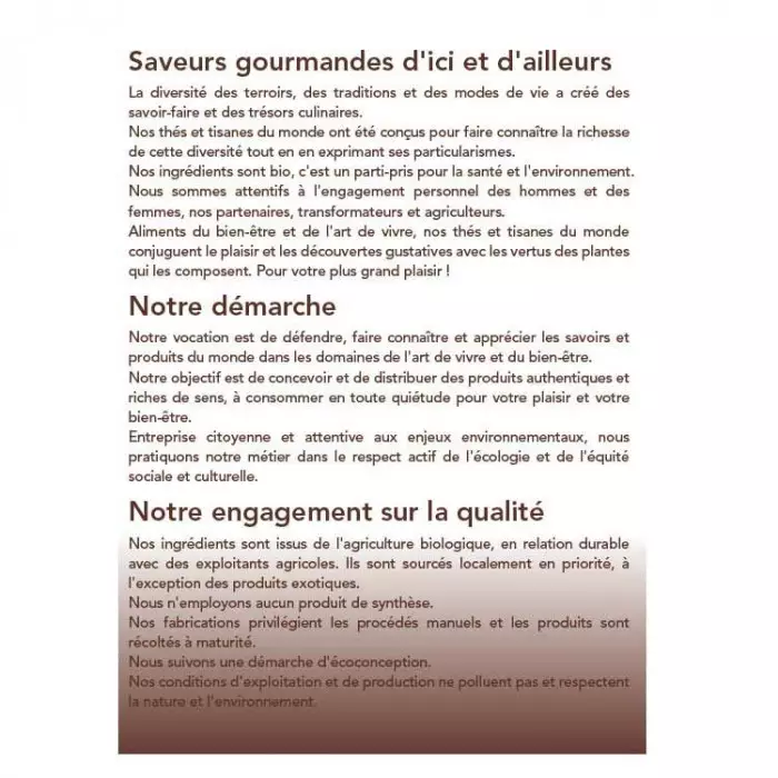 Tisane gingembre citron - tisanes gourmandes - Aromandise - démarche 