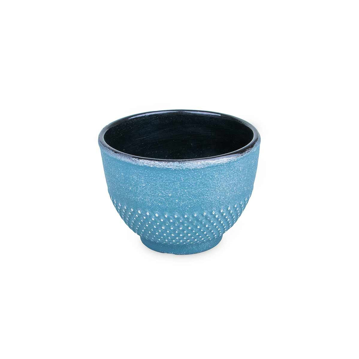 Tasse bleue argentée
