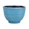 Tasse bleue argentée