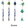 JOUET DU VENT COLIBRI VERT DORE