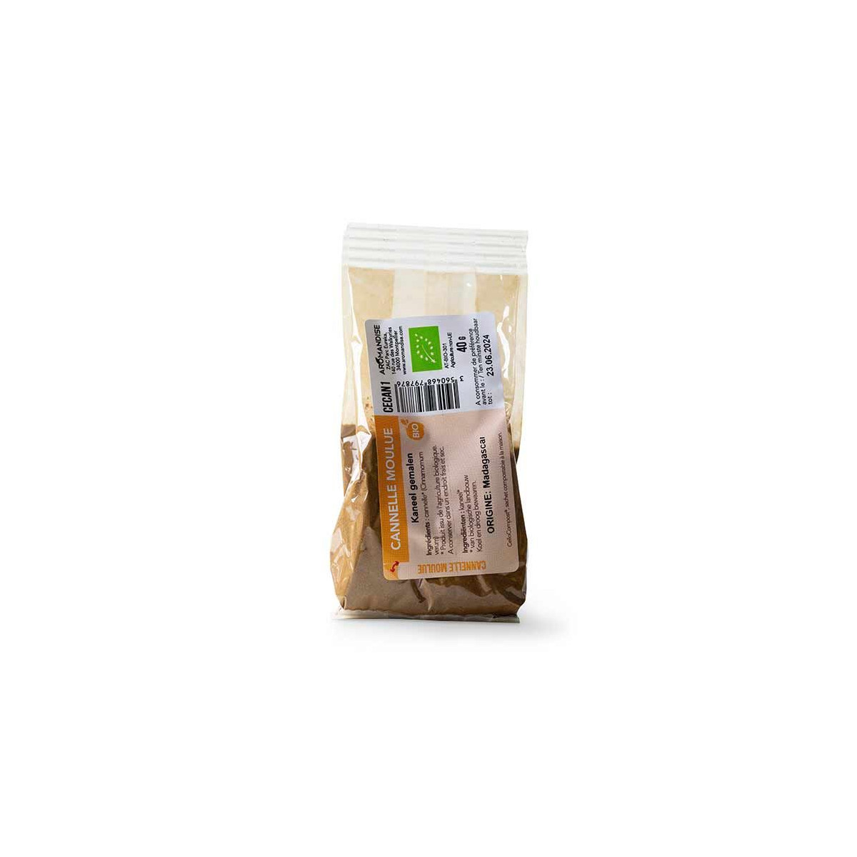 CANNELLE MOULUE sachet zéro plastique - face