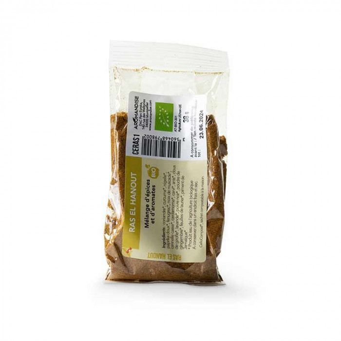 RAS EL HANOUT sachet zéro plastique - face