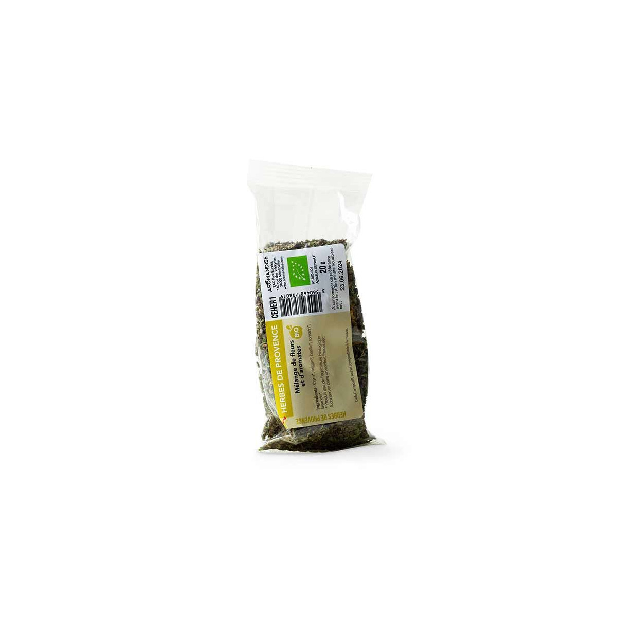 HERBES DE PROVENCE sachet zéro plastique - face 