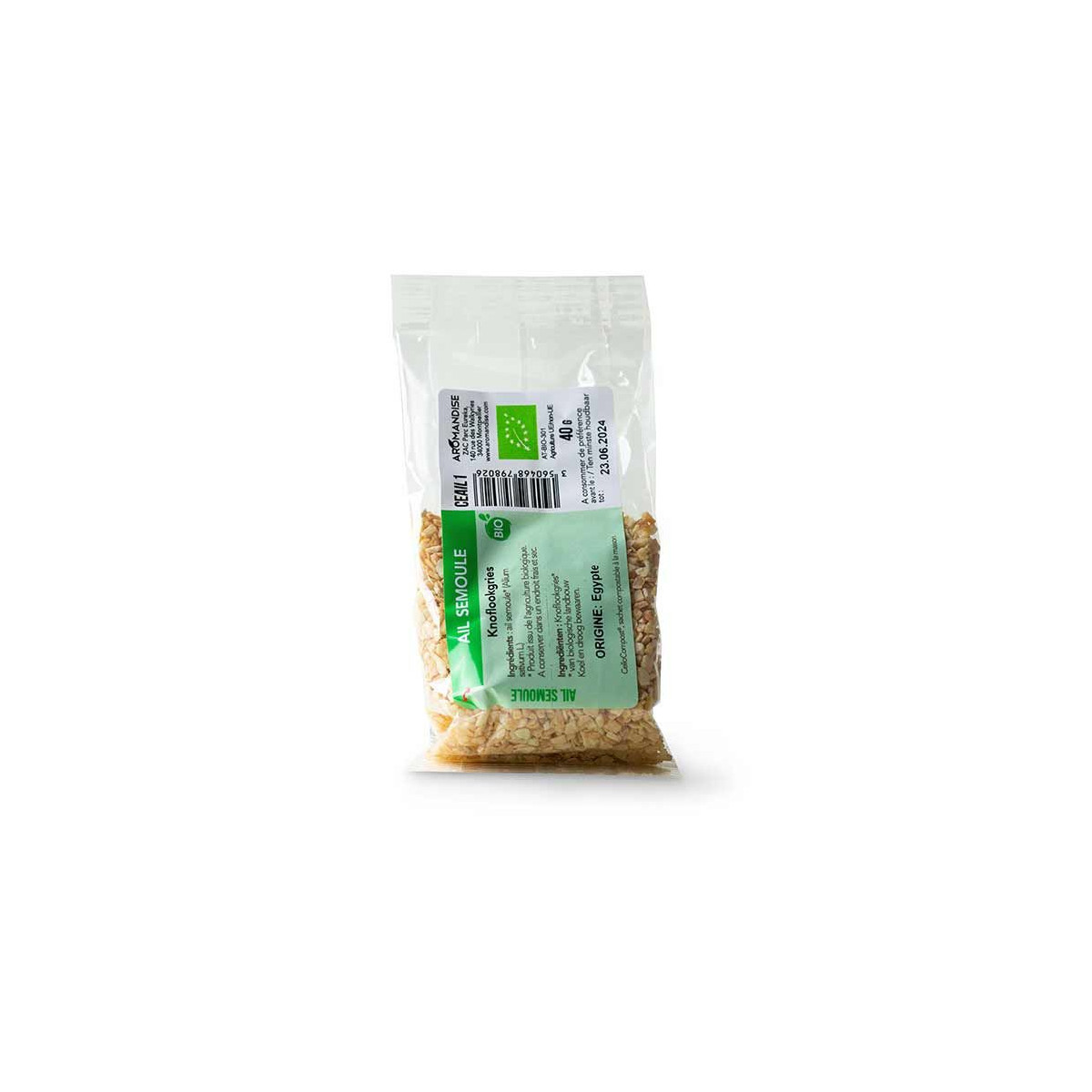 AIL SEMOULE sachet zéro plastique - face