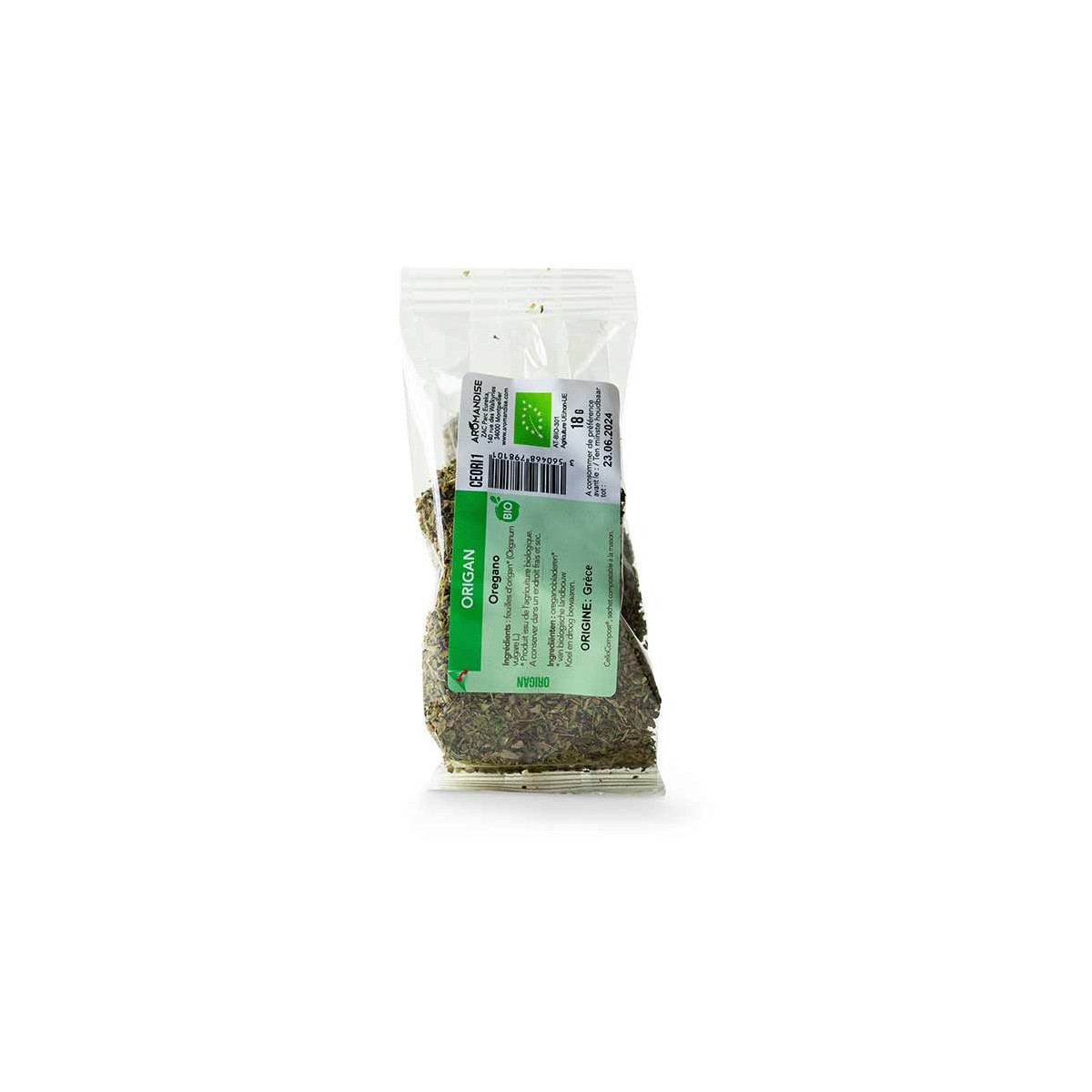ORIGAN sachet zéro plastique - face 