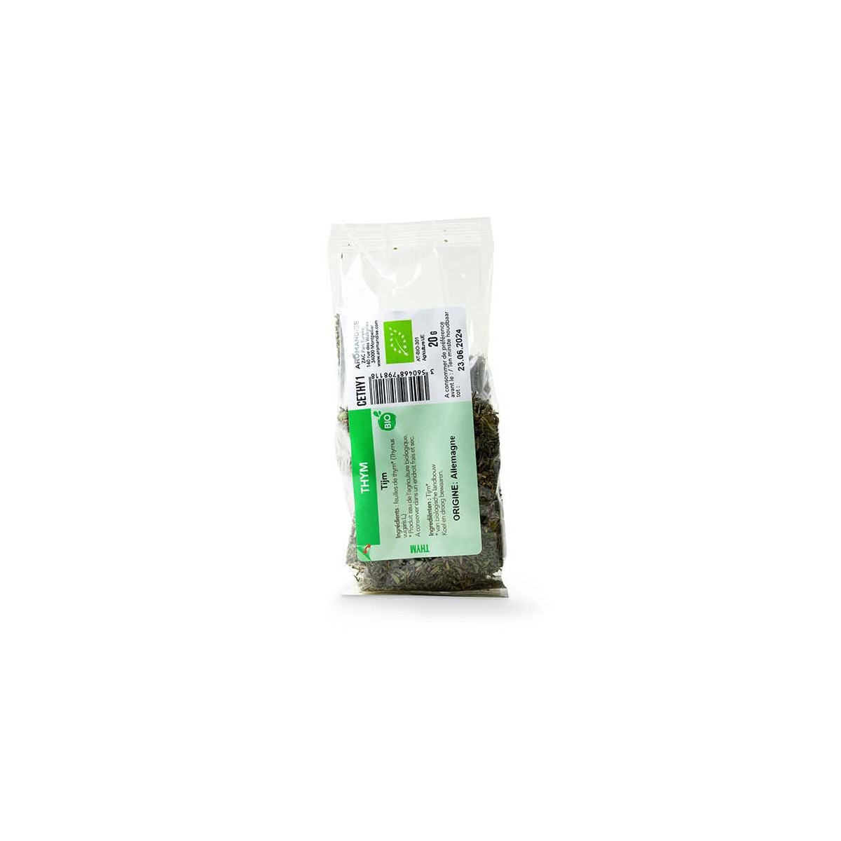 THYM sachet zéro plastique - face 