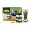 COFFRET MATCHA CÉRÉMONIE bol bleu - packaging intérieur - Aromandise