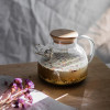 Théière en verre et couvercle bambou - Accessoires pour thés et tisanes - ambiance 