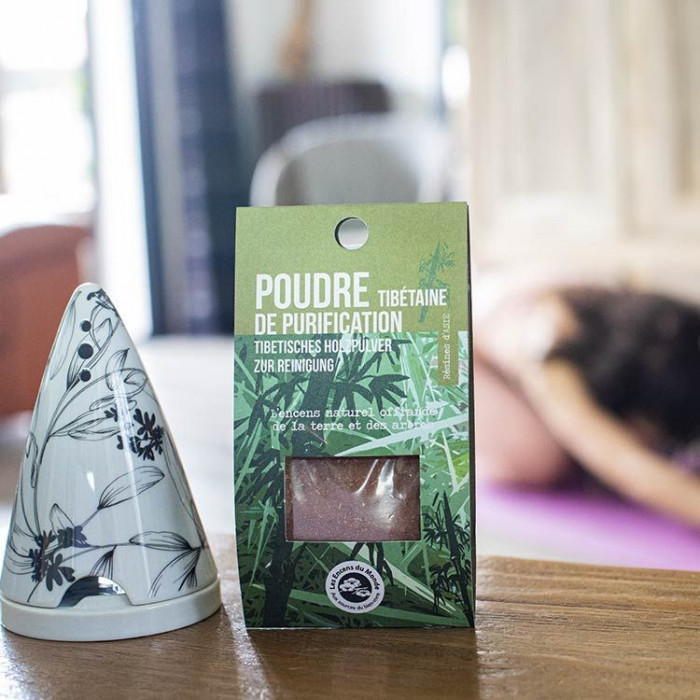 Poudre de Purification Tibétaine - résines - Les Encens du Monde - Aromandise - ambiance