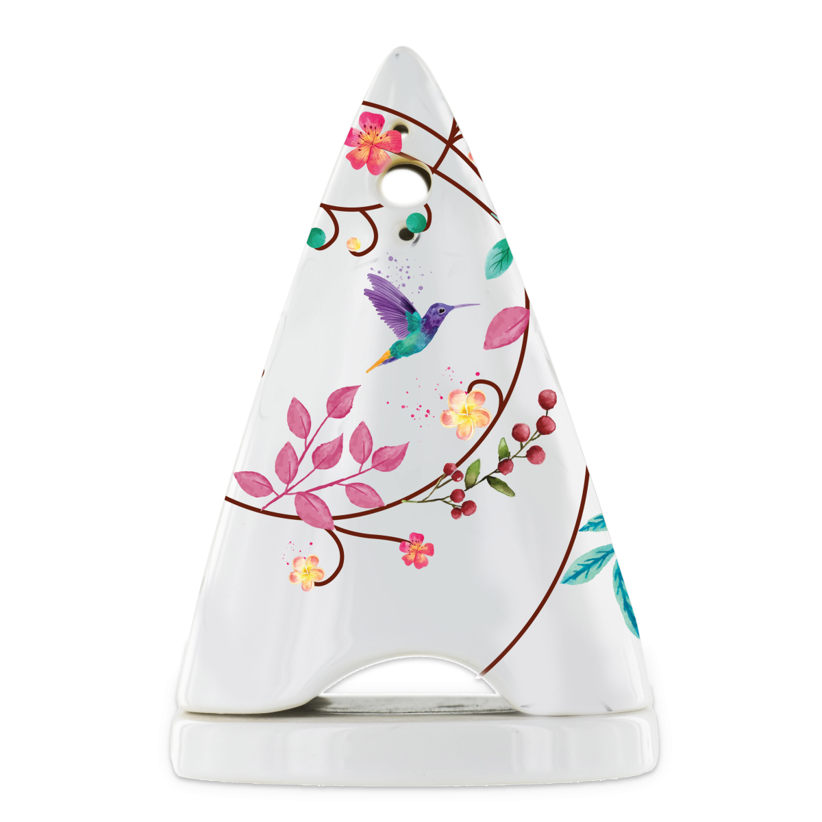 Diffuseur Lutin fleurs pour poudres de bois - Fleurs - les Encens du Monde - Aromandise - face
