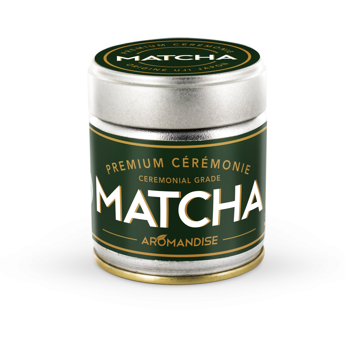 Thé Vert Matcha de Cérémonie - Premium - Aromandise - packaging av