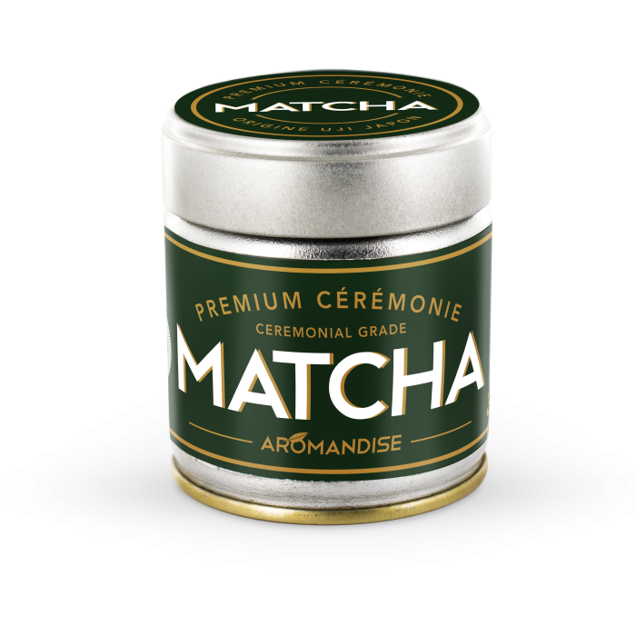 Thé Vert Matcha de Cérémonie - Premium - Aromandise - packaging av