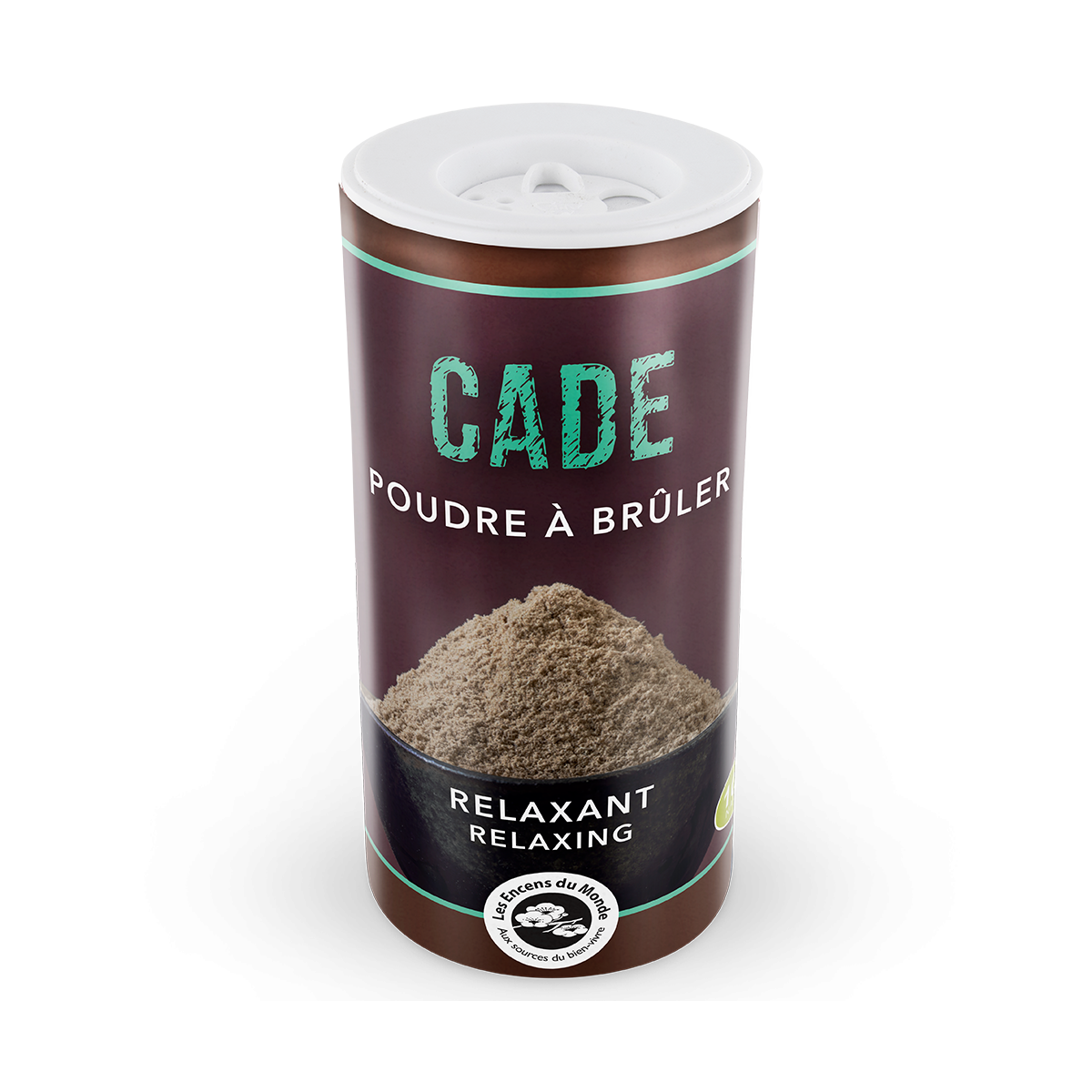Poudre de Cade - Les Encens du Monde - Aromandise - packaging av