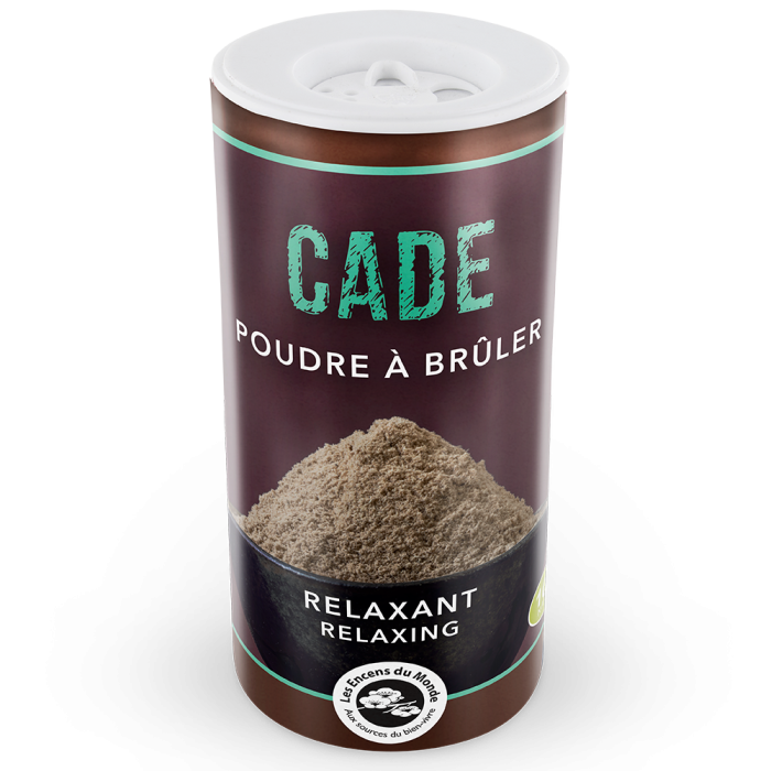 Poudre de Cade - Les Encens du Monde - Aromandise - packaging av