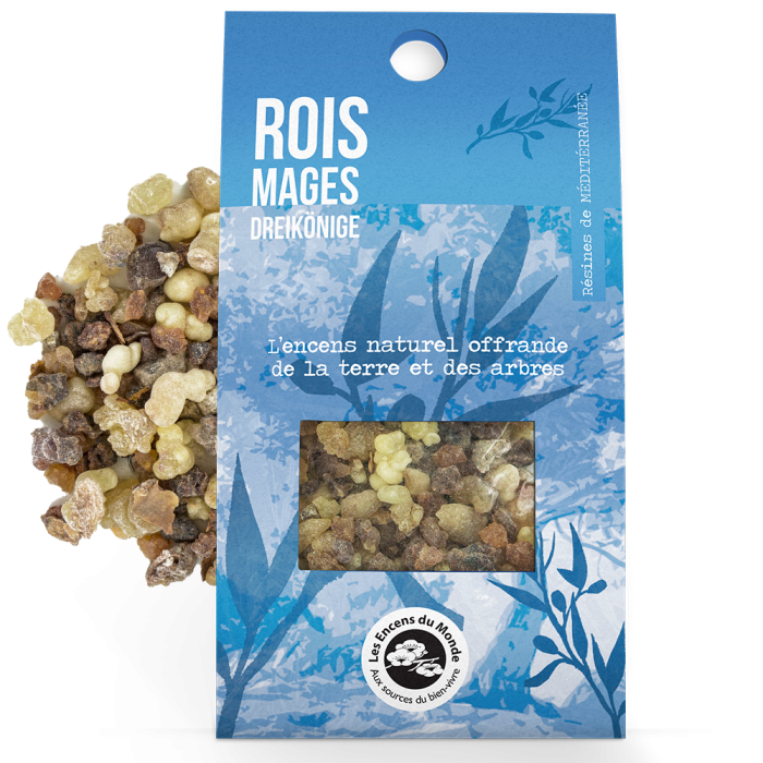 Rois Mages - résines - Les Encens du monde - Aromandise - packaging av