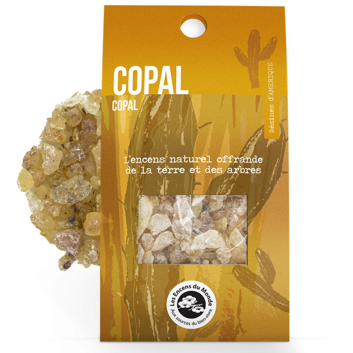 Copal - résines - Les Encens du Monde - Aromandise - packaging av