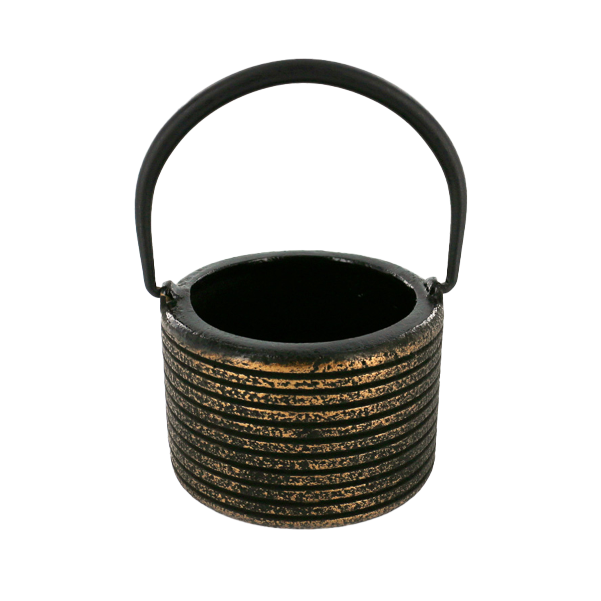 Porte-encens encensoir Brazero - fonte - côté - AROMANDISE les encens du Monde