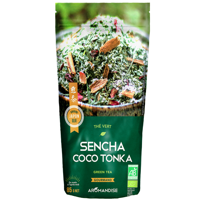 THE VERT SENCHA COCO TONKA - face -aromandise