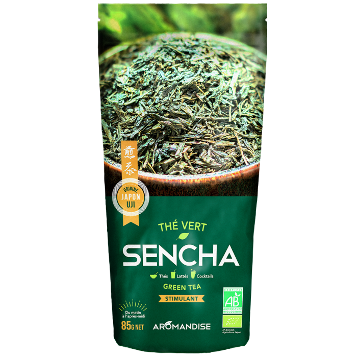 Thé vert Sencha - Thés bio japonais - Aromandise - produit
