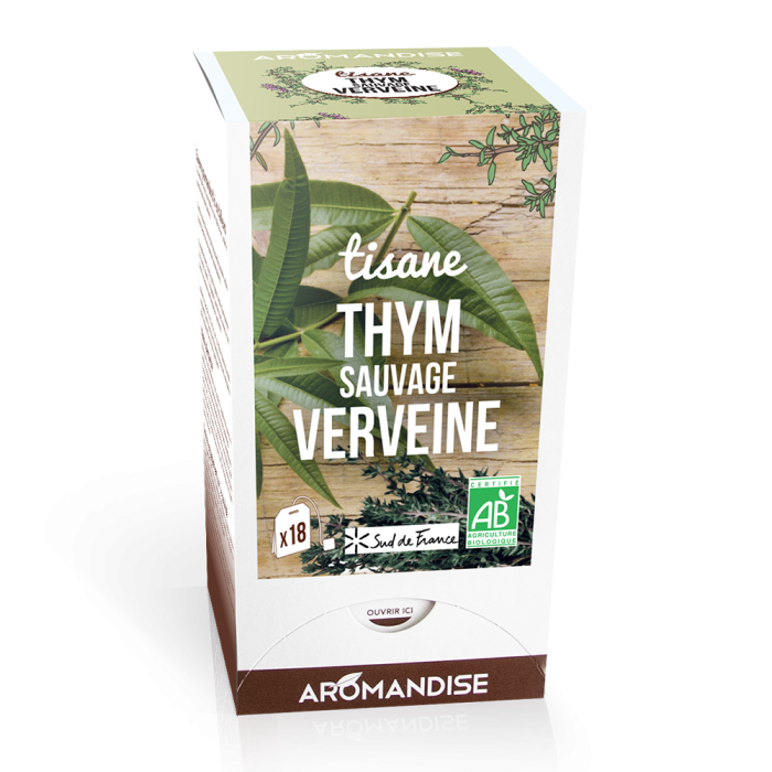 Infusion thym menthe bio - Tisane thym menthe bio